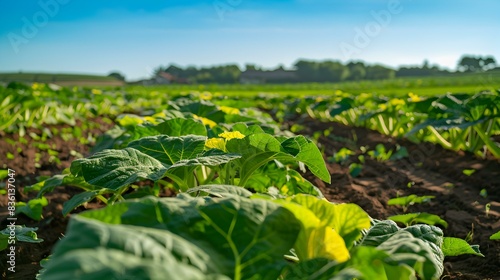 field of plants