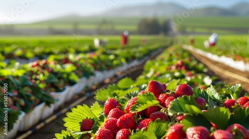 A strawberry field during img