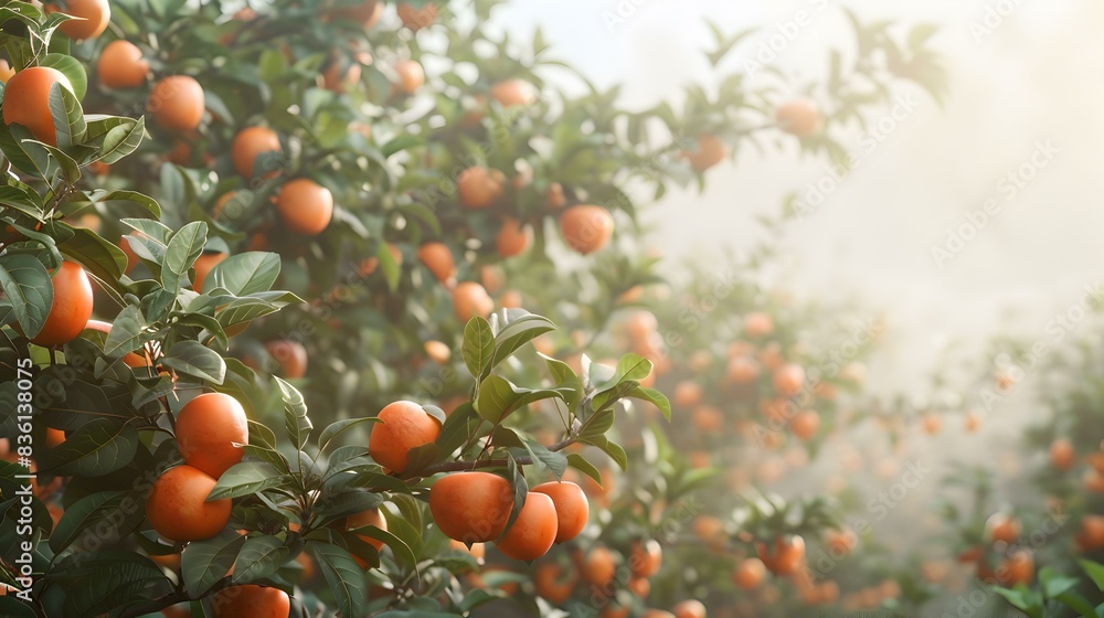 a persimmon field trees full image a persimmon field trees full image
