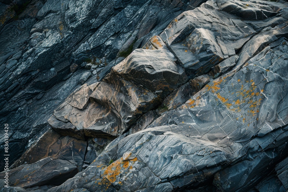 Colorful layered rock wall texture Colorful layered rock wall texture