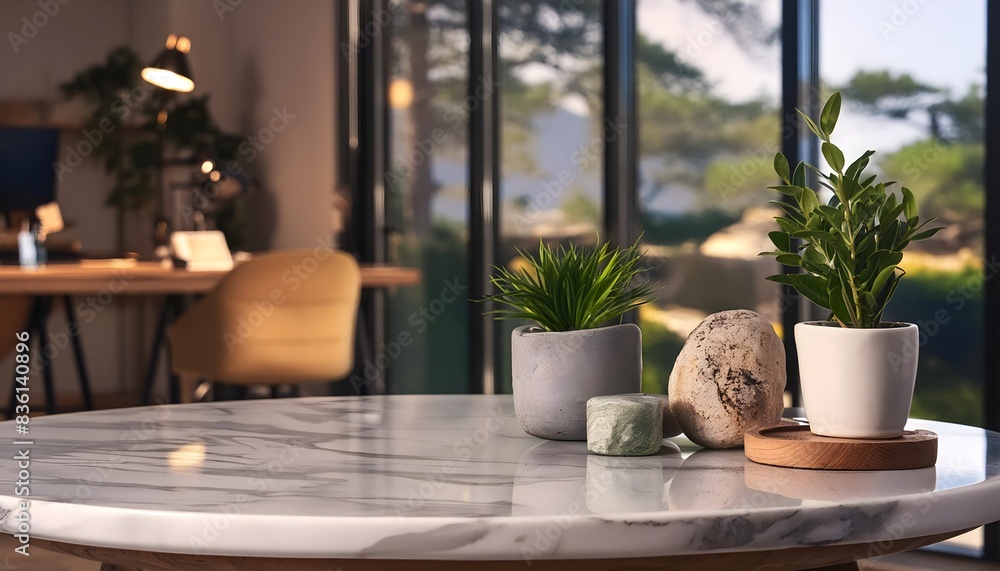Inspiring interior design, marble table, workshop Inspiring interior design, marble table, workshop