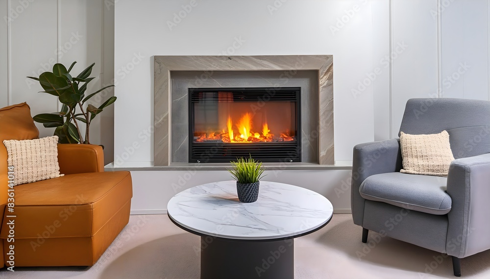 Cozy and modern fireplace lounge Cozy and modern fireplace lounge