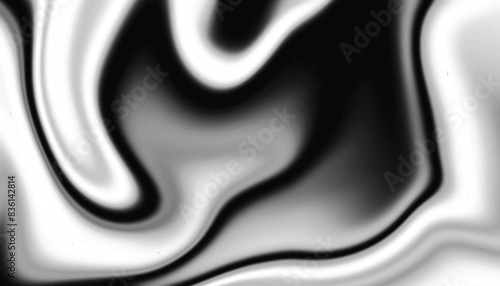 Liquid metallic texture. Wavy chrome metallic abstract background. Liquify shiny silver wave background.