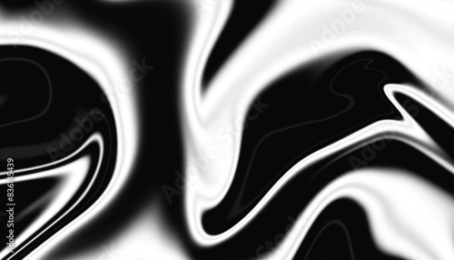 Liquid metallic texture. Wavy chrome metallic abstract background. Liquify shiny silver wave background.