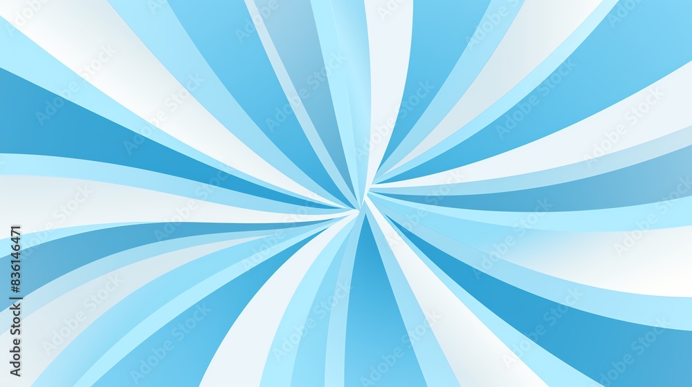 Abstract blue and white swirl background with radial lines. Abstract blue and white swirl background with radial lines.