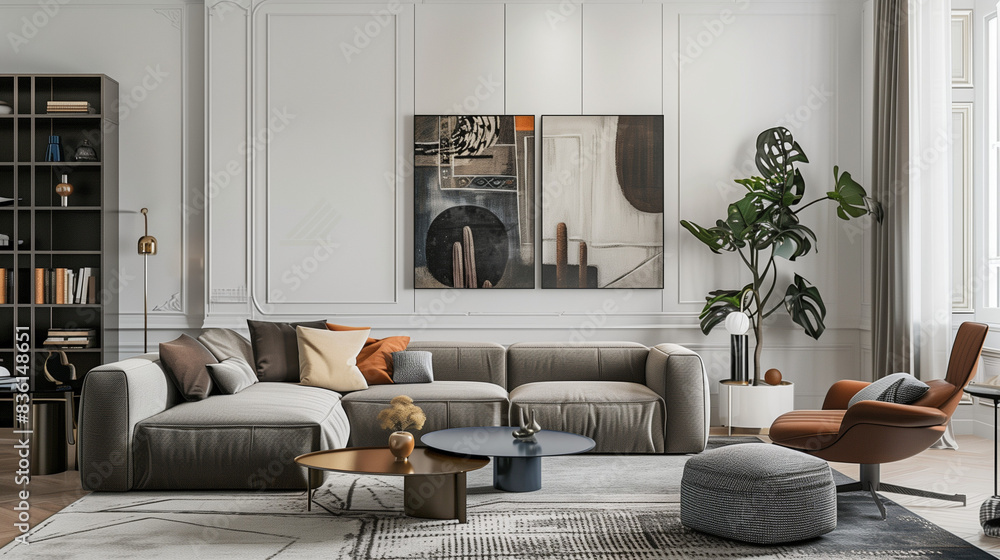 Obraz premium modern living room