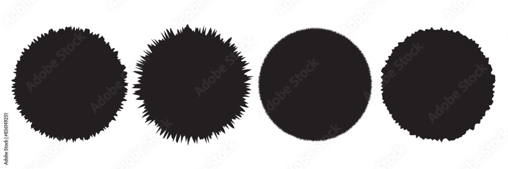 Torn paper scrap with ragged edges set. Ripped template. Piece of horizontal paper. Vector illustration of torn blank pages with uneven texture edges Torn paper scrap with ragged edges set. Ripped template. Piece of horizontal paper. Vector illustration of torn blank pages with uneven texture edges
