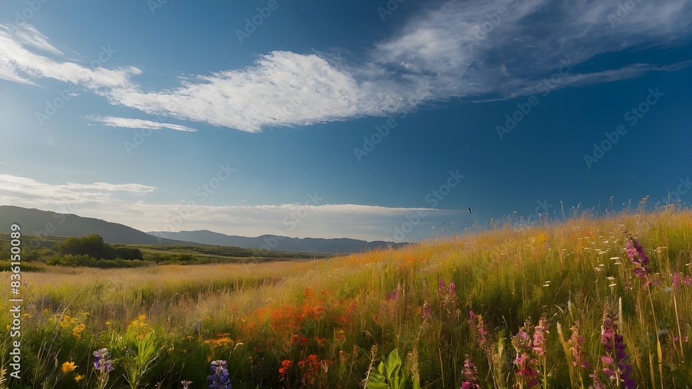 Radiant Meadows: Vast Sunlit Fields Bursting with Color, Sun-Kissed Splendor: Expansive Meadow Alive with Vibrant Hues, Infinite Beauty: Sunlit Meadow Painted with a Spectrum of Colors, Nature's Canva Radiant Meadows: Vast Sunlit Fields Bursting with Color, Sun-Kissed Splendor: Expansive Meadow Alive with Vibrant Hues, Infinite Beauty: Sunlit Meadow Painted with a Spectrum of Colors, Nature's Canva