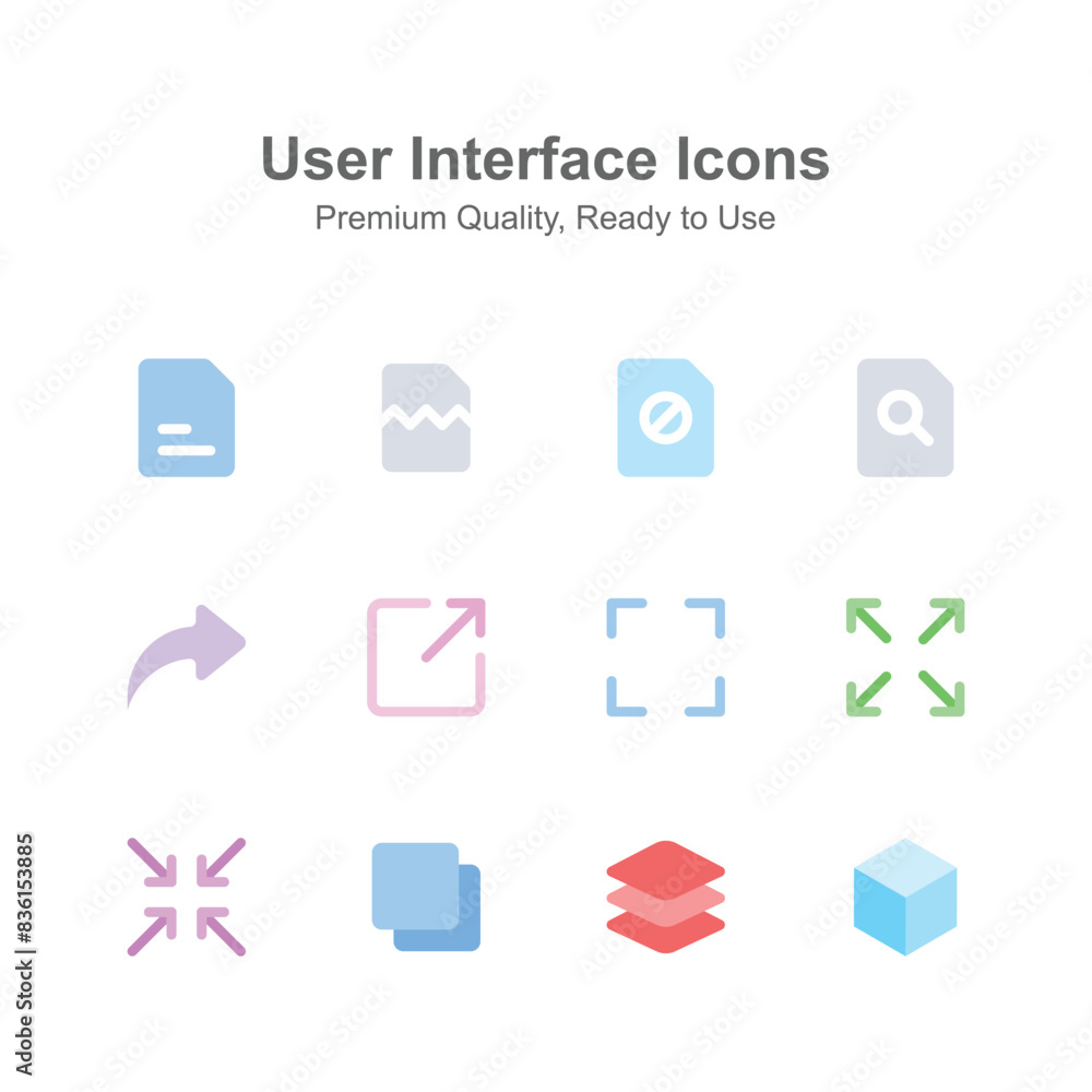 Well designed user interface icons pack, ready to use Well designed user interface icons pack, ready to use