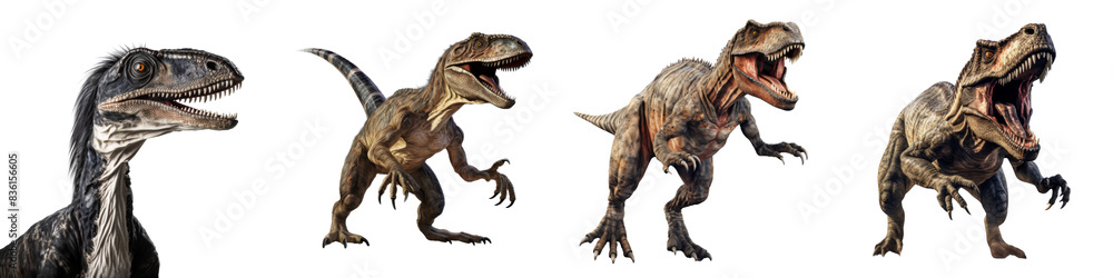 Tyrannosaurus Rex isolated on white background Tyrannosaurus Rex isolated on white background