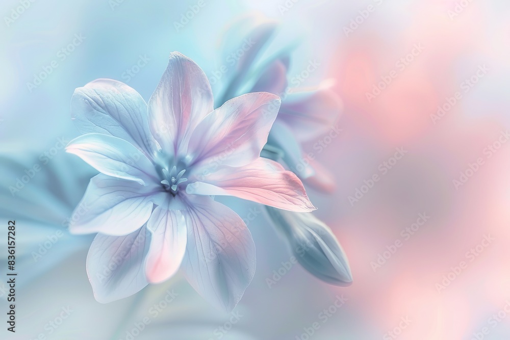 Artistic flower image with soft pastel shades. Artistic flower image with soft pastel shades.