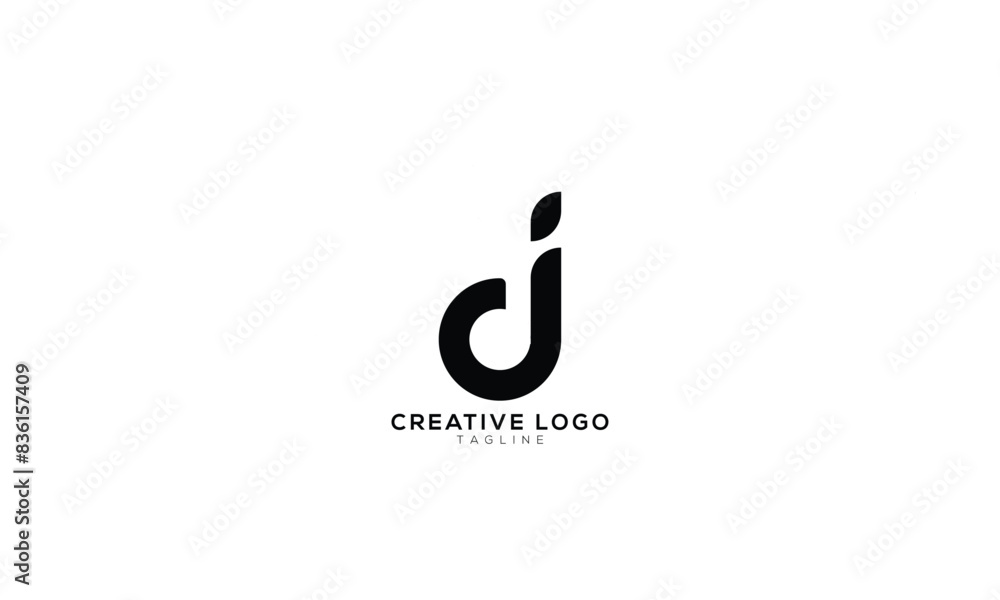 DJ JD DI ID Abstract initial monogram letter alphabet logo design DJ JD DI ID Abstract initial monogram letter alphabet logo design
