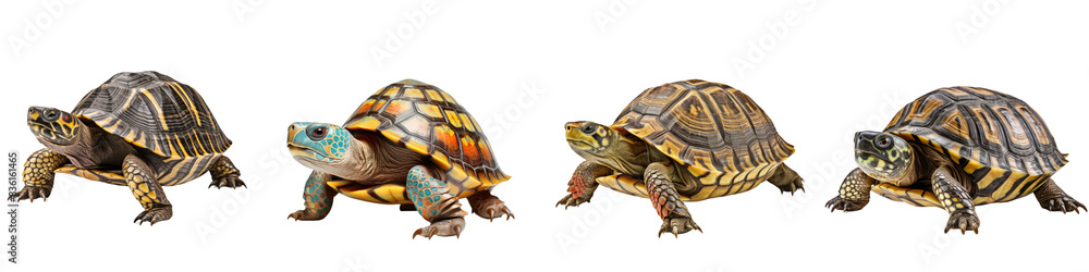Turtle isolated on transparent or white background Turtle isolated on transparent or white background