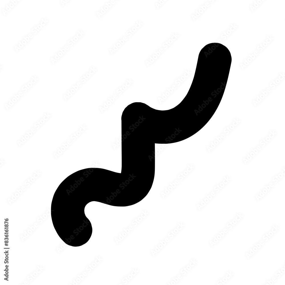 Curly bold lines brush strokes. Vector design resembling scribbled brush strokes. Hand-drawn curved lines of marker. Curly bold lines brush strokes. Vector design resembling scribbled brush strokes. Hand-drawn curved lines of marker.