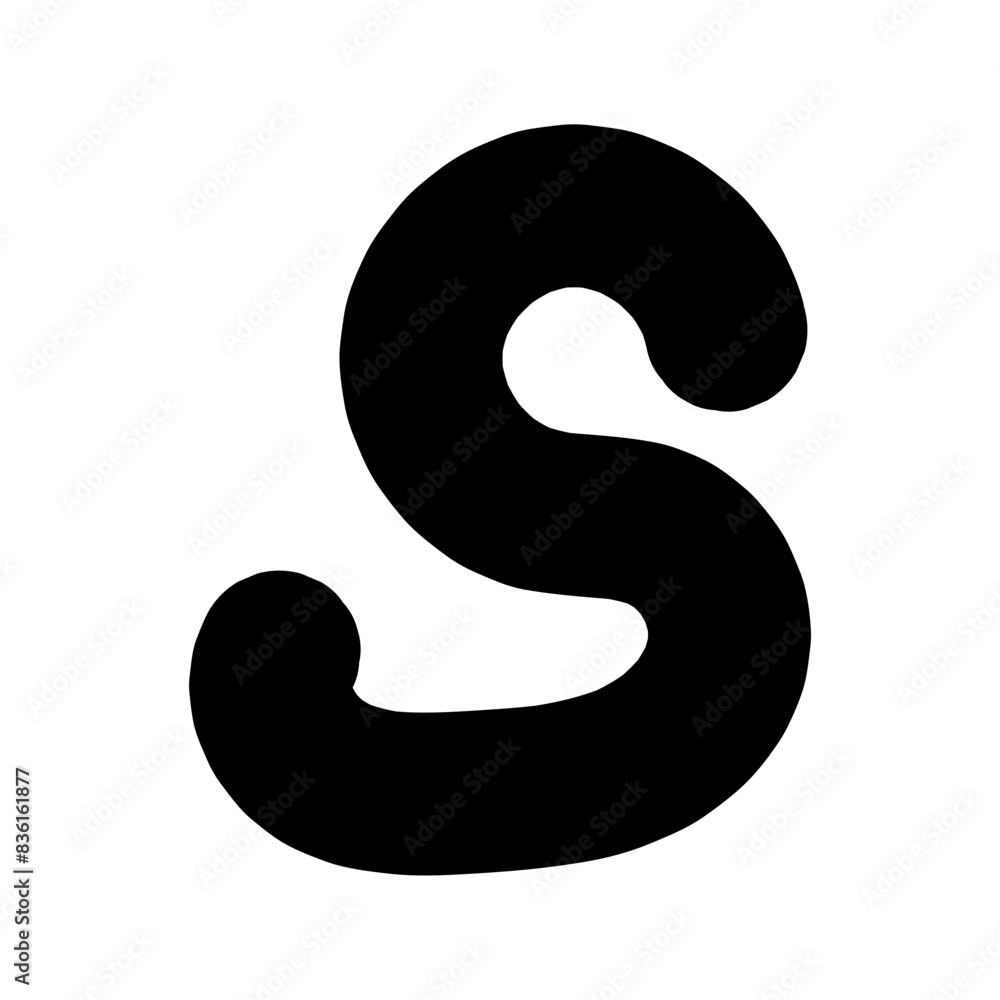 Curly bold lines brush strokes. Vector design resembling scribbled brush strokes. Hand-drawn curved lines of marker. Curly bold lines brush strokes. Vector design resembling scribbled brush strokes. Hand-drawn curved lines of marker.