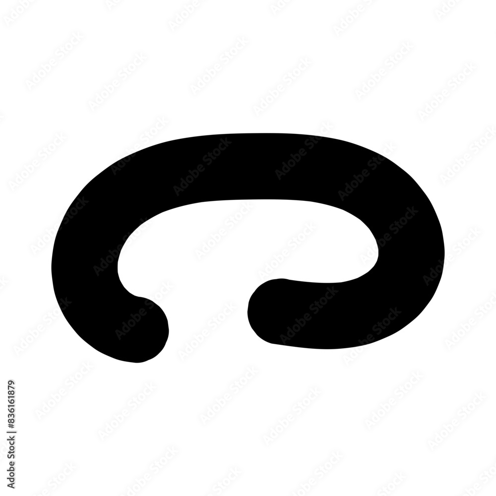 Curly bold lines brush strokes. Vector design resembling scribbled brush strokes. Hand-drawn curved lines of marker. Curly bold lines brush strokes. Vector design resembling scribbled brush strokes. Hand-drawn curved lines of marker.
