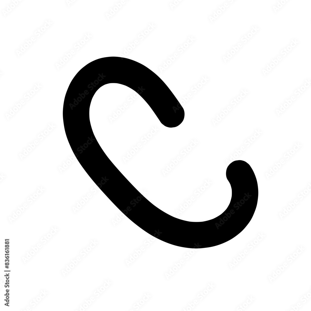 Curly bold lines brush strokes. Vector design resembling scribbled brush strokes. Hand-drawn curved lines of marker. Curly bold lines brush strokes. Vector design resembling scribbled brush strokes. Hand-drawn curved lines of marker.