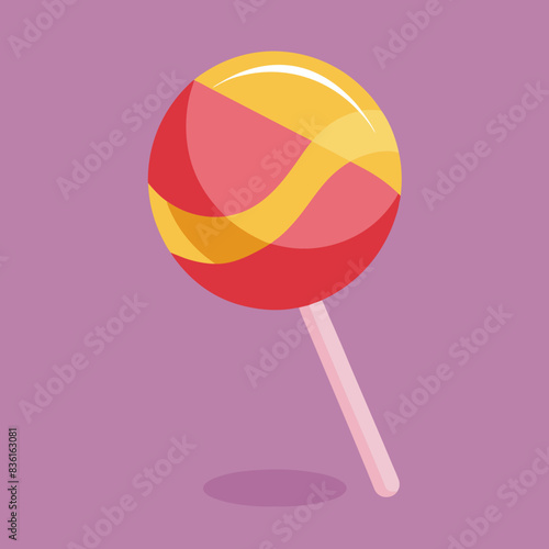 lollipop isolated on white