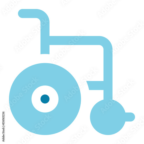 wheel chair icon for illustration