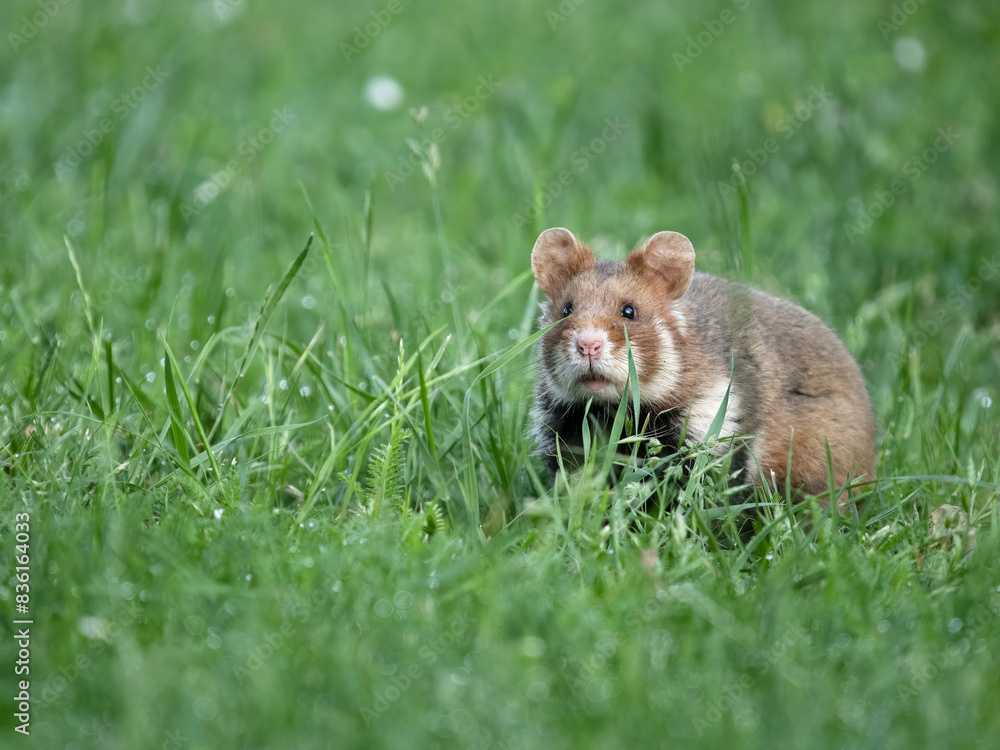 Fototapeta premium European hamster, Cricetus cricetus