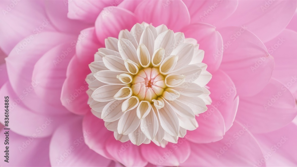 Elegant Pink Flower Portrait Elegant Pink Flower Portrait