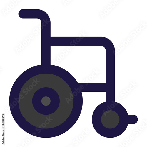 wheel chair icon for illustration