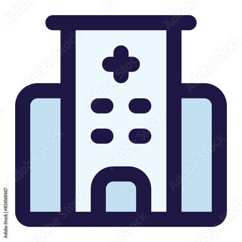 hospital icon for illustration