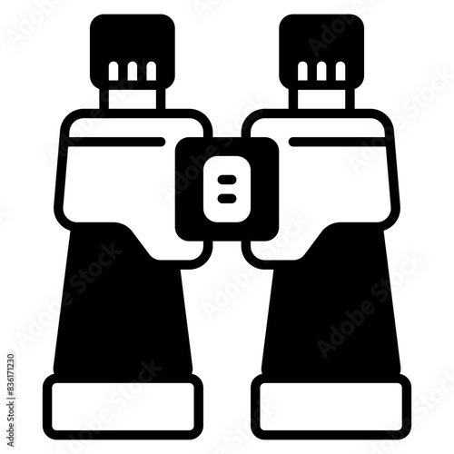 binocular icon illustration