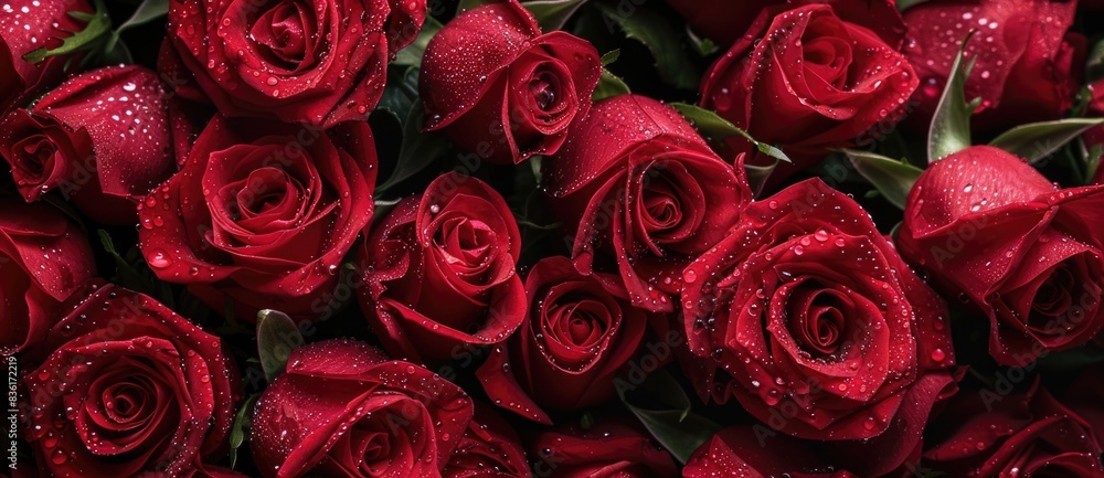 Red rose background Red rose background