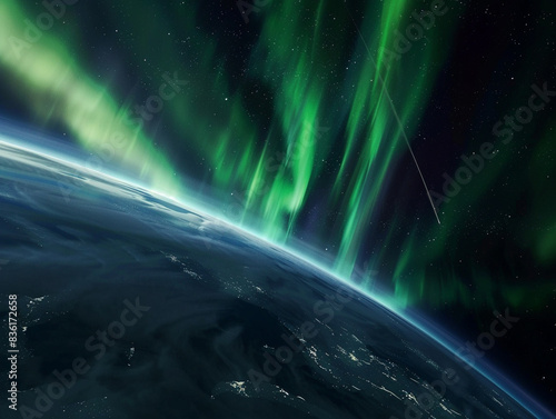 aurora views from space