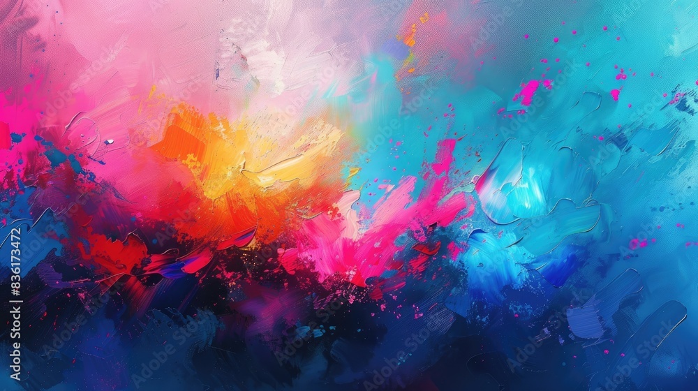 Abstract art canvas background painting