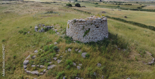 Nuraghe Santu Millanu in Nurallao in central Sardinia photo