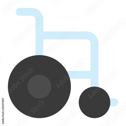 wheel chair icon for illustration