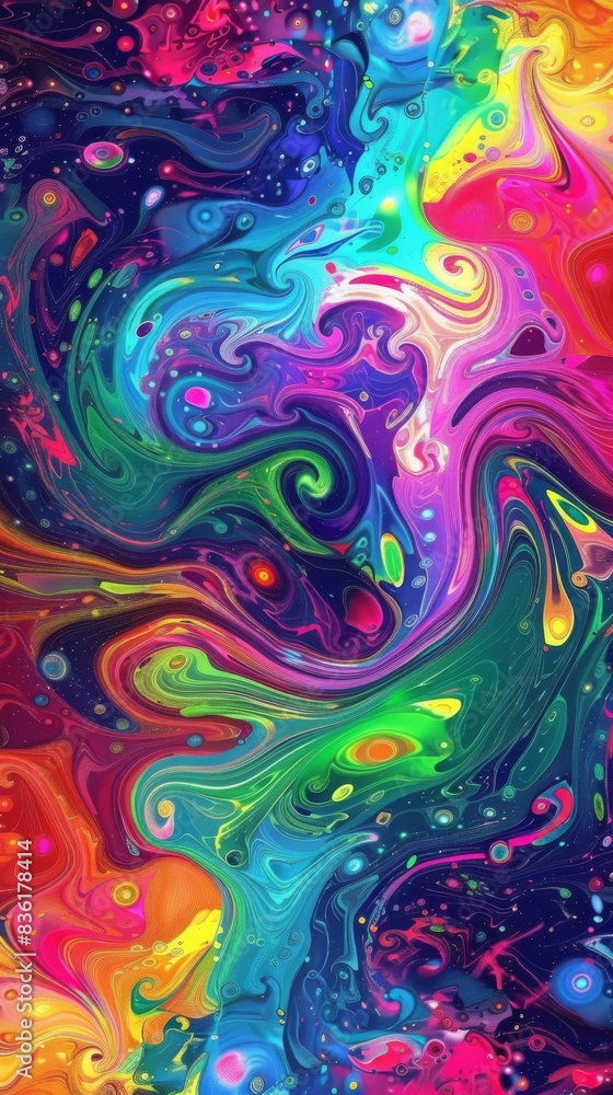 Colorful abstract psychedelic background Colorful abstract psychedelic background