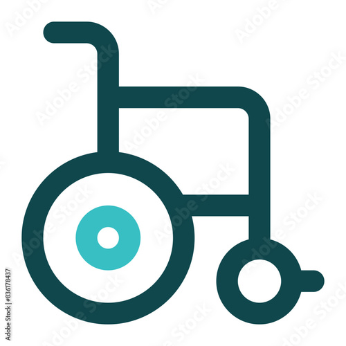 wheel chair icon for illustration