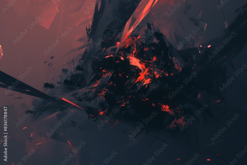Dark abstract art for creative graphic projects Dark abstract art for creative graphic projects