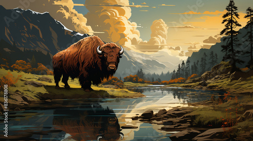 bear in the mountains