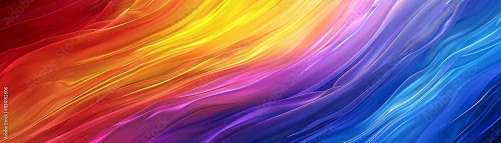 Fototapeta premium Abstract background with vibrant colors and flowing lines.