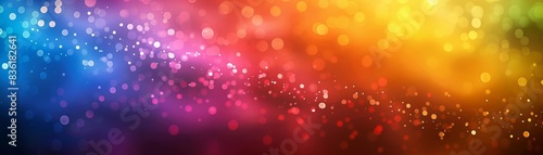 Wallpaper Mural Abstract rainbow bokeh background with blurred lights. Torontodigital.ca