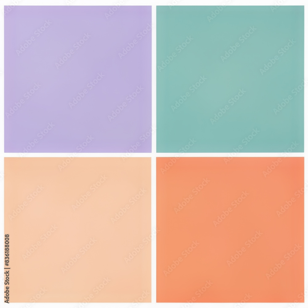 set of four different colored squares with different colors