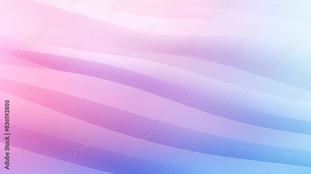Fototapeta premium Abstract wavy soft gradient pastel background in glassmorphism style