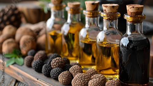 truffles infused oils  photo