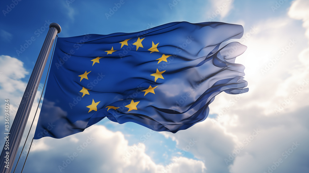 Flag of Europe, European Union elections 2024 Flag of Europe, European Union elections 2024