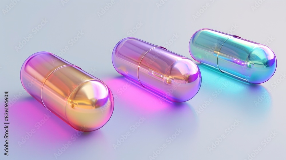 Capsules with colorful and attractive packaging Capsules with colorful and attractive packaging