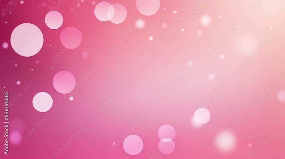 Pink gradient blurry circle bokeh backdrop. Pink gradient blurry circle bokeh backdrop.