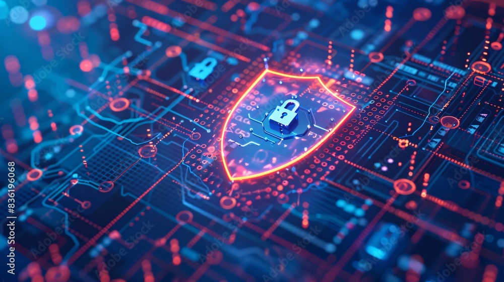 Cyber Security Network Shield Cyber Security Network Shield