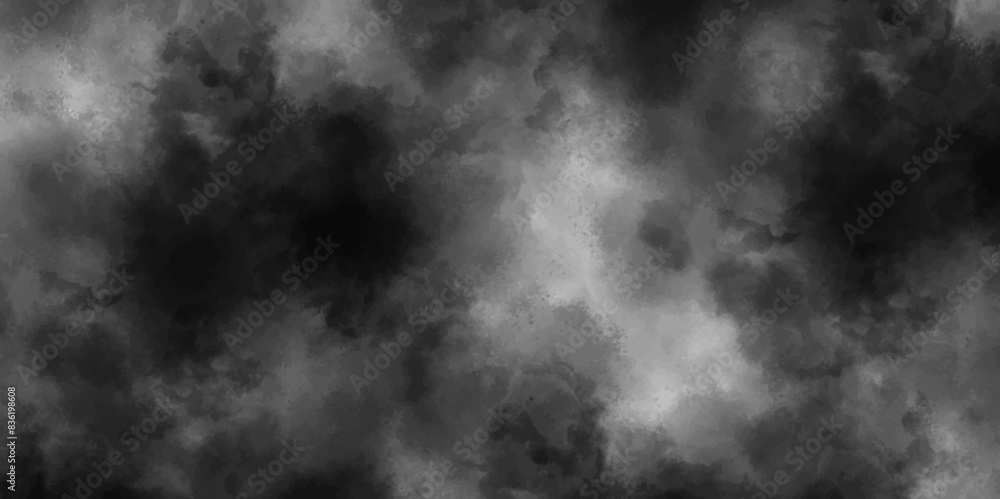Abstract aromatherapy black smoke isolated white background. Steam Mist Fog and Dust Particles. Modern Dark and Dramatic Storm with gray smoky clouds. Abstract aromatherapy black smoke isolated white background. Steam Mist Fog and Dust Particles. Modern Dark and Dramatic Storm with gray smoky clouds.