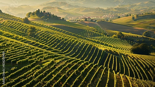 Barolo wine region, Langhe, Piedemont, Italy photo