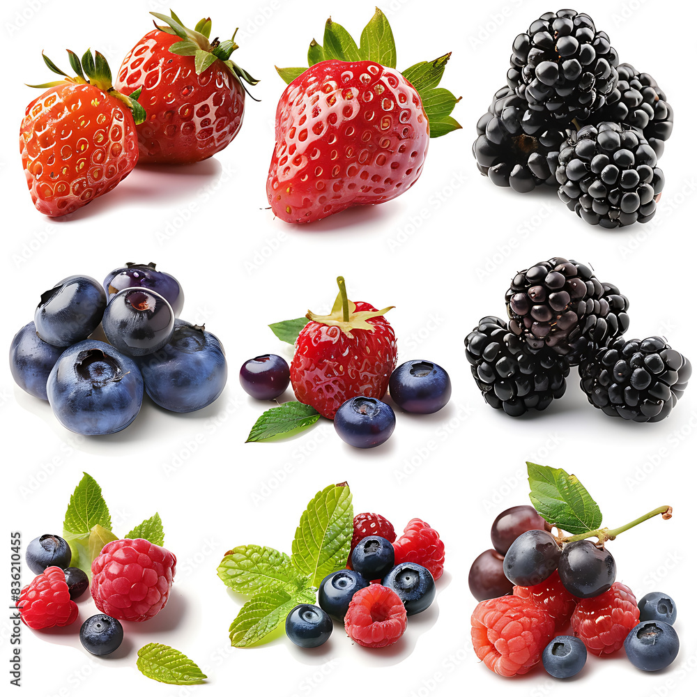 Various berries Valuable fruits provide essential nutrients for life Various berries Valuable fruits provide essential nutrients for life