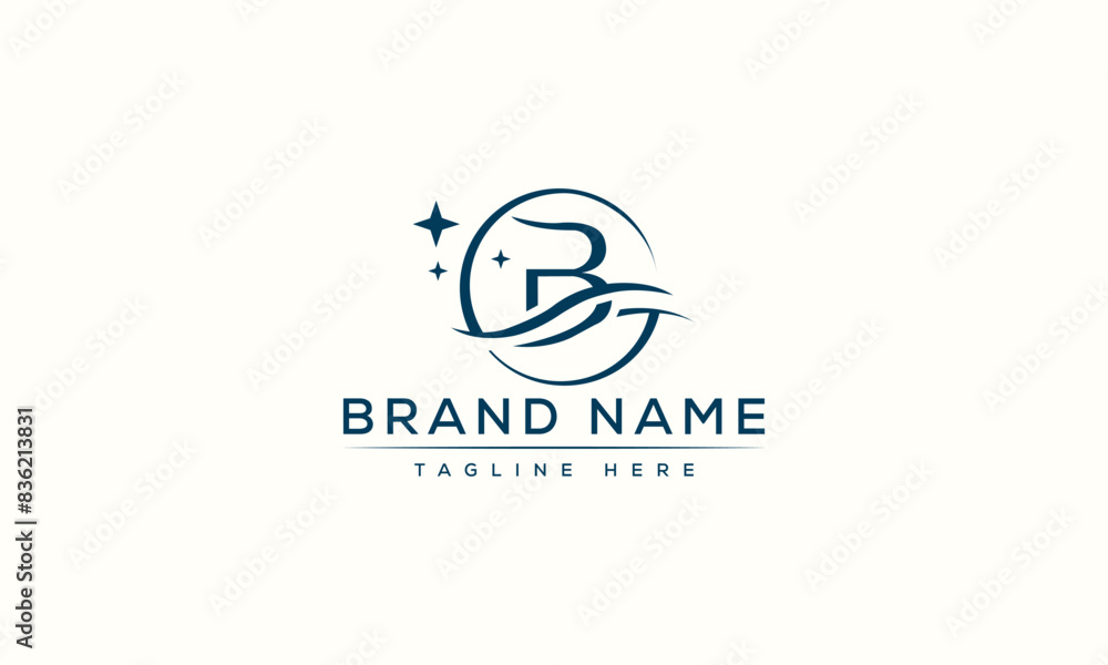 Logo design letter B . Elegant modern. Vector template. Logo design letter B . Elegant modern. Vector template.